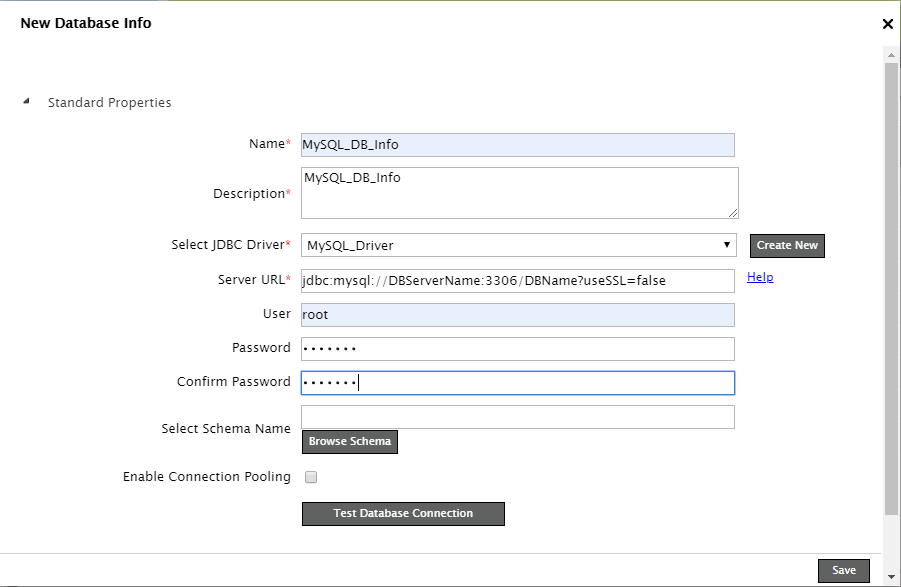 Configure\Upgrade MySQL Driver v8 in Database Driver and DB Info ...